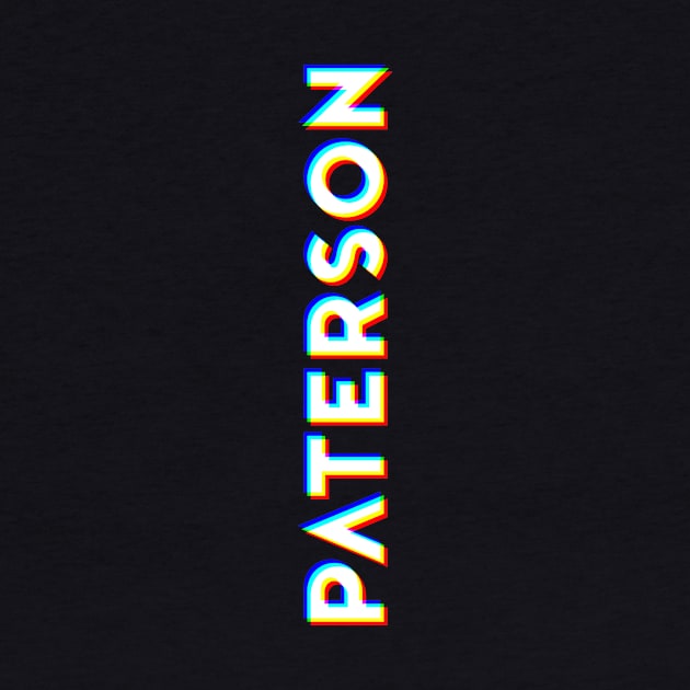 Paterson New Jersey CMYK Glitch Type by Hashtagified